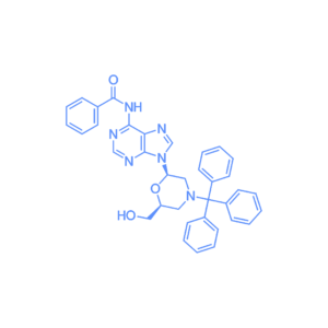 N6-Benzoyl-7’-OH-N-trityl morpholino adenine - 100mg